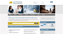 Desktop Screenshot of oxfordshire-business-directory.co.uk